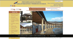 Desktop Screenshot of prefabricadoslinares.com